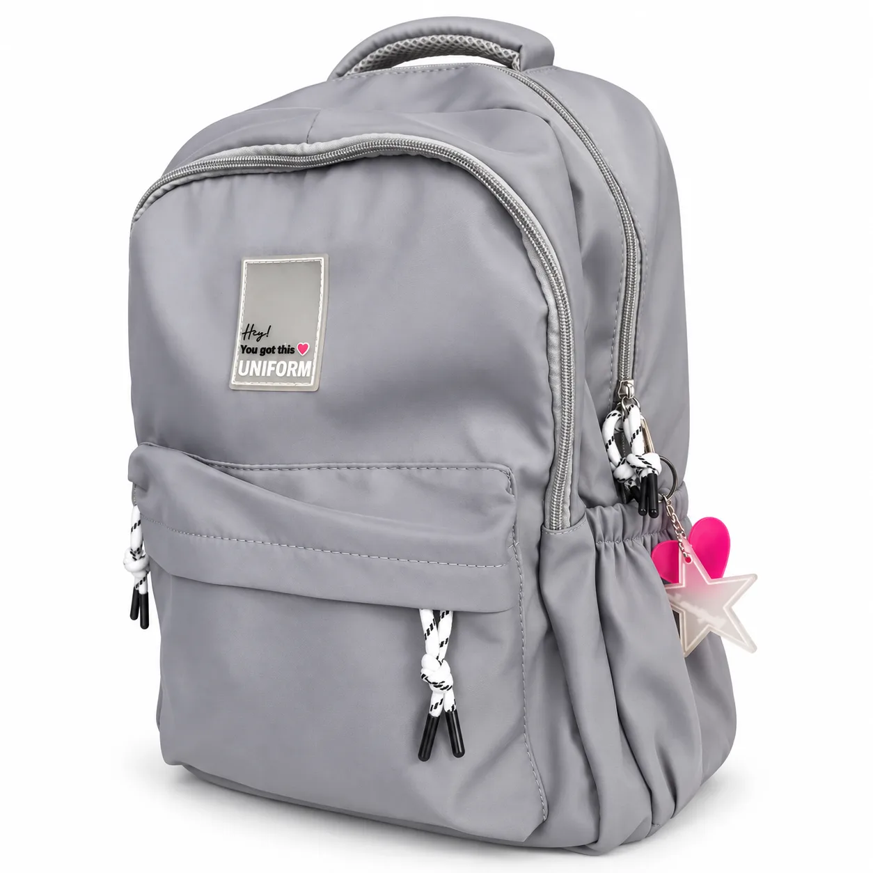 Mochila urbana gris
