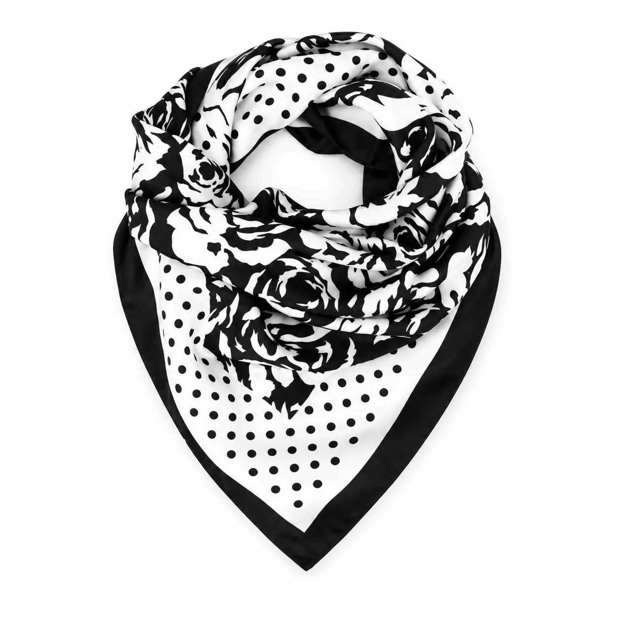 Pañuelo Rosas y Lunares