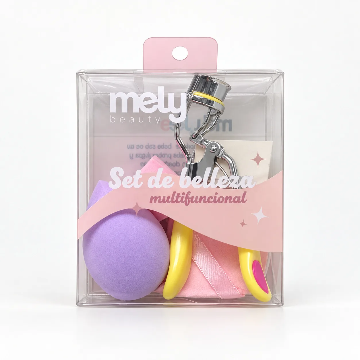 Set de pestañas y maquillaje 5 piezas